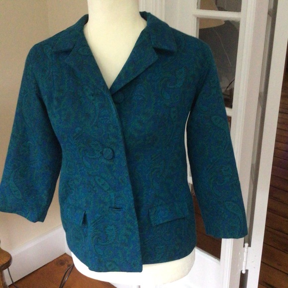 One of a kind, hand constructed jacket. Size 6ish - Picture 3 of 8